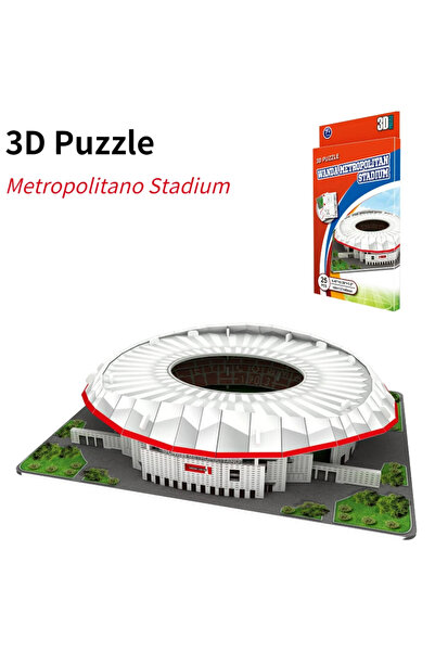 Choice5 ملعب متروبوليتان ثلاثي الأبعاد، أحجية بناء الملعب، أحجية ورقية، تنمية...