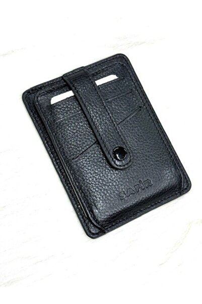 SAFİR Deri Kartlık Çok Bölmeli , İnce Zarif ve Toparlayıcı Kartlık + Kimlik v...