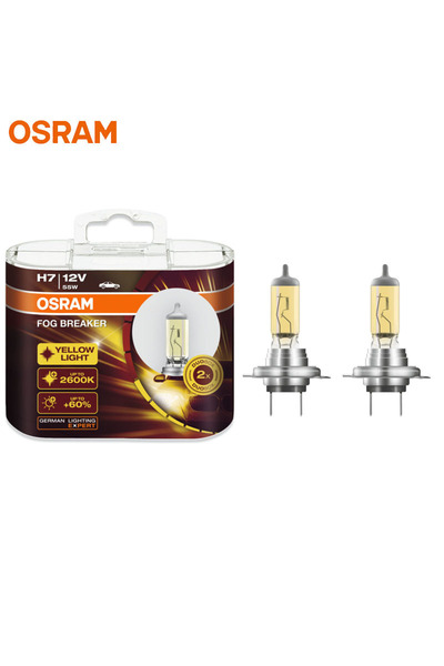 Choice5 H7 OSRAM Fog Breaker 2600K H1 H3 H4 H7 H8 H11 H16 9005 9006 12V Bulbs...
