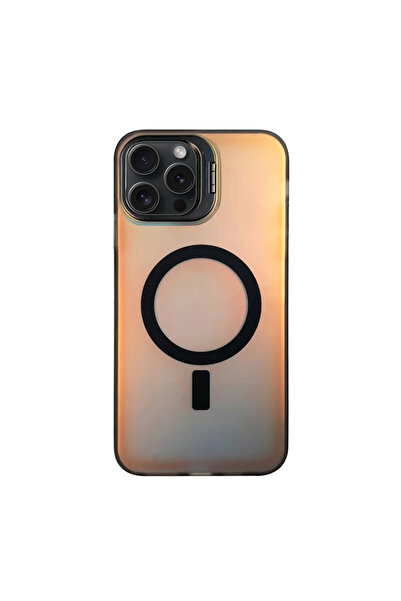 xirshop غطاء آيفون 15 برو ماكس بريميرا مع حامل ماج سيف - أسود