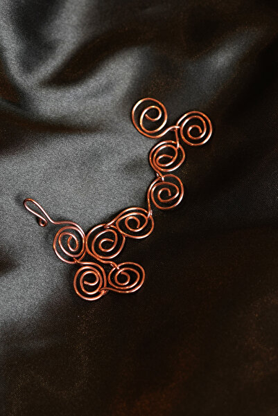Luna Spiral Copper Bracelet