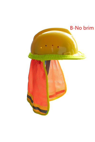 choice2 خوذة أمان صيفية واقية من الشمس، واقي للرقبة، غطاء عاكس للضوء لحافة ال...