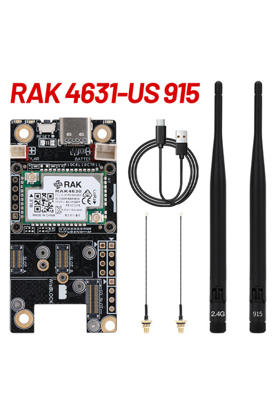 Choice مجموعة RAK LoRa-915MHz RAK4631 Meshtastic Meshcore لشبكة LoRaWAN اللاس...