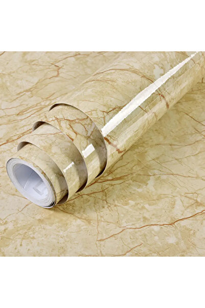 MaffStuff Furniture sticker self-adhesive film beige marble 60 x 200 cm