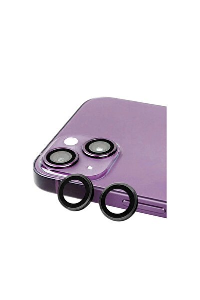 xirshop iPhone 15 Plus Raze Metal Camera Lens - Black