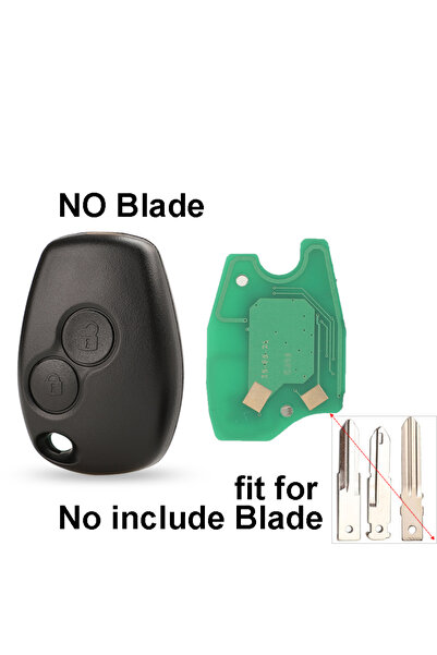 Choice23 ID46 PCF7946 Chip No Blade jingyuqin 2BTN Remote Key For Renault Dus...