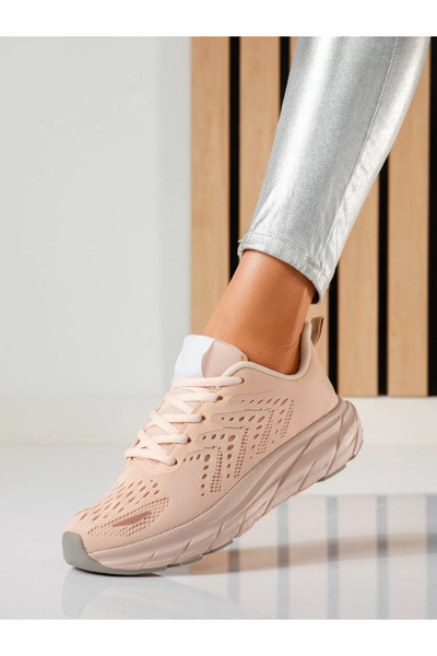 Zaira Women's pink textile sneakers Lilith #19321 - 38