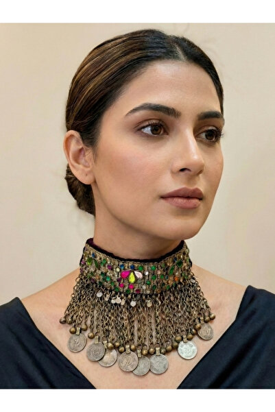 HAUTE COUTURE AHMET ÖZCEYHAN ANTİK EL YAPIMI KOLYE