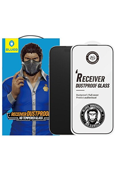 Other Folie pentru iPhone 16 Pro Max - Blueo Anti-Dust HD Glass - Black