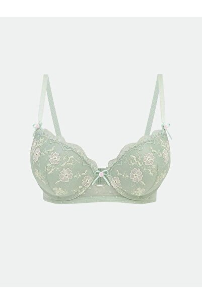 LC Waikiki Underwire Padded Embroidered Fancy T-Shirt Bra (S6)