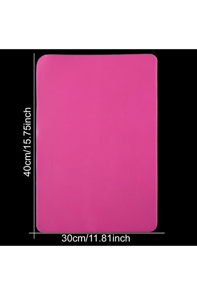 choice2 قالب سيليكون آمن وردي اللون، مقاس 40×30 سم، قطعة واحدة، مصنوع من راتن...