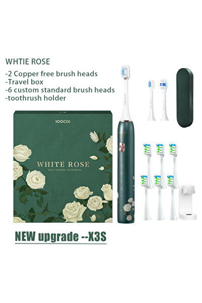 Choice white rose add 6 SOAS Van Gogh X3S Adult Smart Electric Toothbrush IPX...
