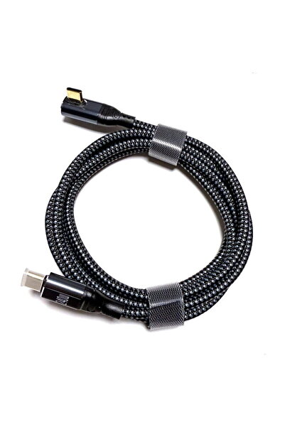 Generic Cablu USB Tip C 2.0 la USB Tip C, 480Mbs, 240W, 2m, sus și jos