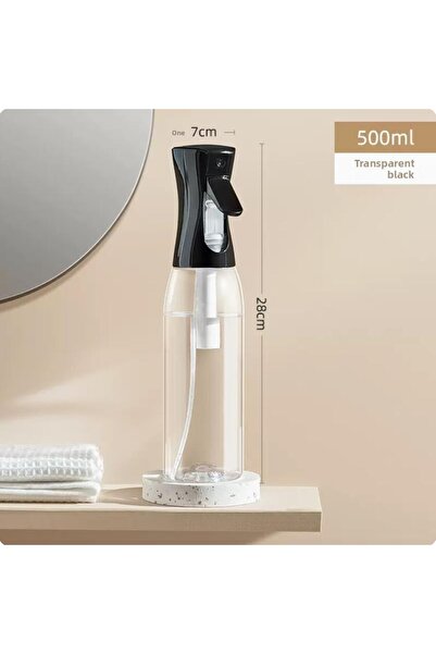 Choice7 زجاجة رذاذ مستمر عالية الضغط سعة 500 مل من تي بلاك للعناية بالشعر ومس...