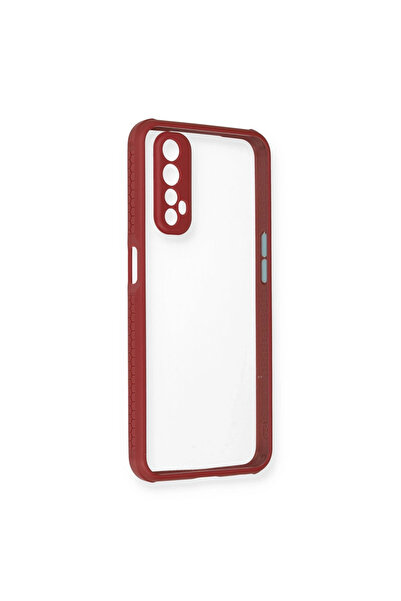 xirshop جراب Realme 7 مصنوع من السيليكون الشفاف ميامي - فوشيا