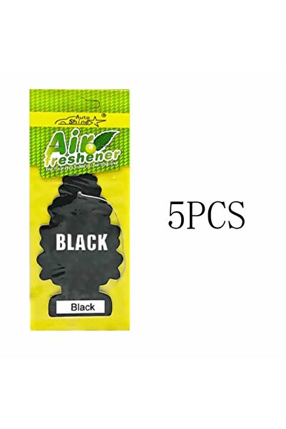 Choice10 أسود - 5 قطع، 3-80 قطعة، معطر جو للسيارة على شكل شجرة عيد الميلاد، ع...