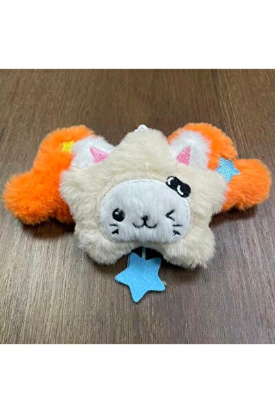 Choice8 سلسلة مفاتيح على شكل قطة شاي من القطيفة، لون أخضر فاتح، من إنتاج NTC ...