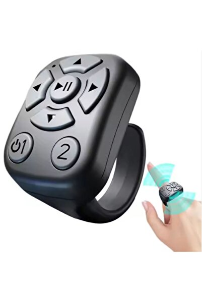 Asfal Bluetooth Parmak Kumanda Yüzük, Akıllı Yüzük Uzaktan Kumanda Tiktok Vid...
