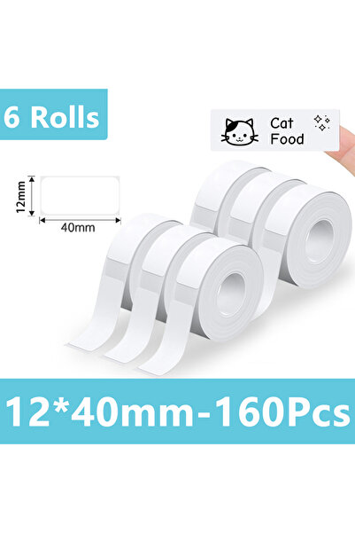 Choice8 6 لفات من ورق لاصق حراري أبيض شفاف مقاوم للأشعة فوق البنفسجية من مارك...