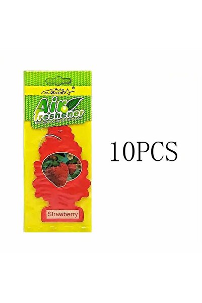 Choice13 فراولة - 10 قطع، 3-80 قطعة، معطر جو للسيارة على شكل شجرة عيد الميلاد...