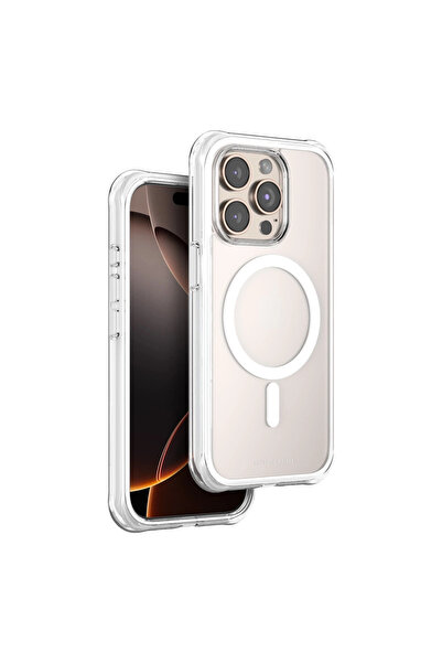 xirshop غطاء ماج سيف لهاتف آيفون 15 برو ماكس من ون جيف - أبيض