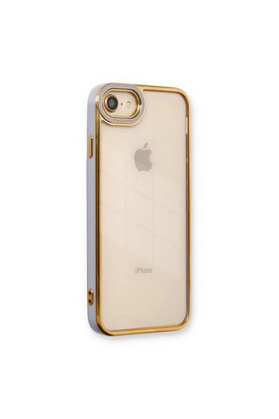 xirshop حافظة آيفون 7 من السيليكون بعدسات ليفا - أرجواني