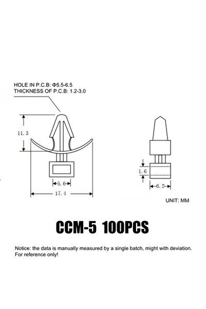 choice2 CCM-5 أسود 100 قطعة 100 قطعة حامل ربط كابلات تثبيت بلاستيك نايلون نوع...