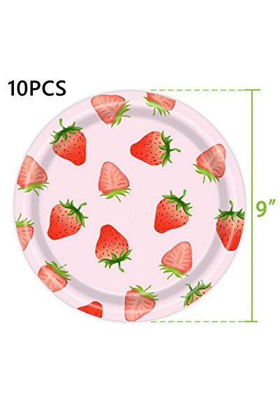 choice2 9inch Happy Birthday Girls Hat Strawberry Party Decorati Props Cake T...