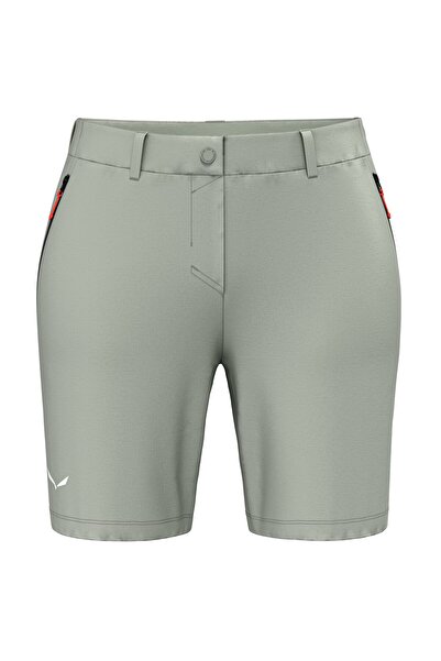 Salewa Pantaloni scurti trekking dama Puez Talvena Durastretch-Gri-40/34