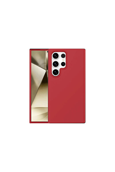 xirshop حافظة سامسونج جالاكسي S24 الترا الأولى من السيليكون - أحمر