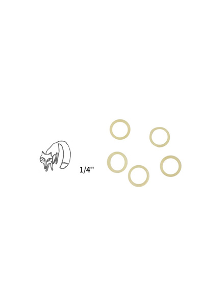 choice2 3.5OZ Fox 100pcs dental yellow elastomer latex rings, braces, dental ...