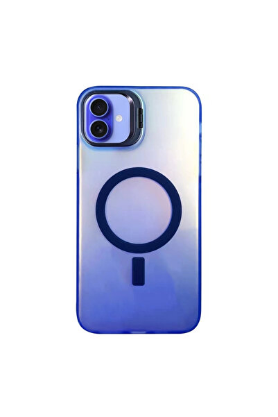 xirshop غطاء حماية لهاتف آيفون 16 بلس من بريميرا مع حامل ماجسيف - أزرق داكن