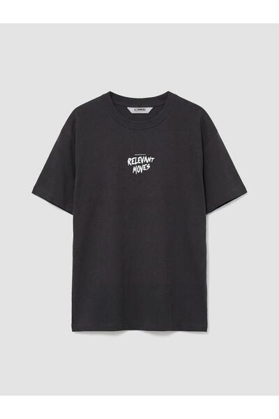 LC Waikiki Μπλουζάκι για αγόρια με στάμπα και λαιμόκοψη ποδηλάτου (S6)