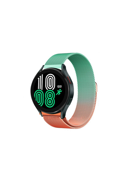 VINTESSY Watch 22mm Metal Magnetic Strap (Not a Watch) - Orange-Green