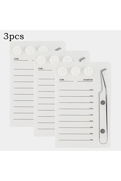 choice2 A0024-White-3pcs Eyelash Extension Scale Holder Magnetic Acrylic Lash...