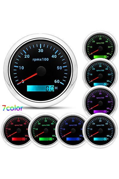 Choice3 عداد دورات المحرك BS 6000 دورة في الدقيقة، عداد دورات عالي الدقة 85 م...