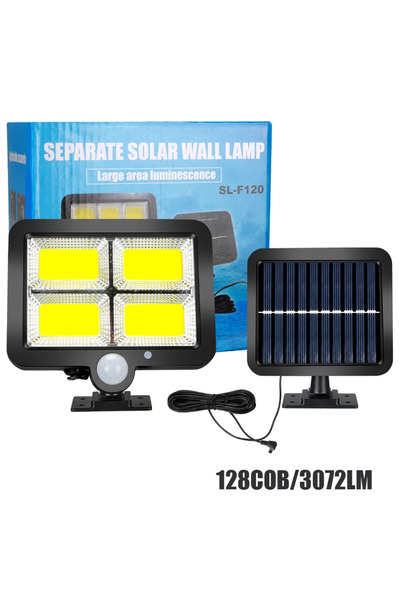 Choice1 مصباح شمسي من XIWANGFIRE، 128 وحدة إضاءة COB، 100/120/128، مصباح جدار...