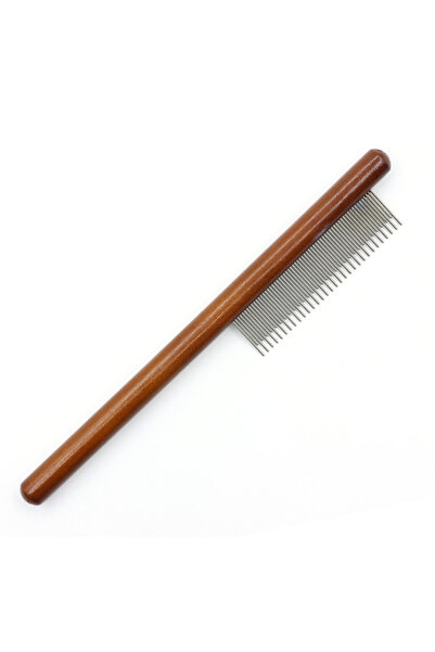 Choice1 مشط للقطط بأسنان طويلة وقصيرة، فرشاة مشط للقطط، مشط إبرة للقطط ذات ال...