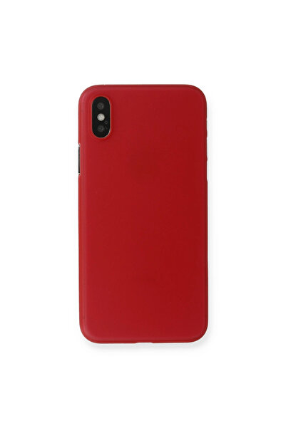 xirshop حافظة آيفون Xs ماكس من البولي بروبيلين، غطاء رفيع للغاية - أحمر