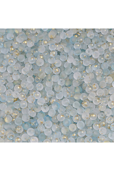 Choice19 4mm 100pcs style14 100Pcs 4mm High Quality Frosted Gold Splattered G...