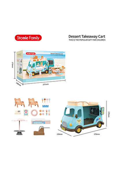 Choice18 C02 New Forest Animal Outdoor station wagon school bus Set DIY Simul...