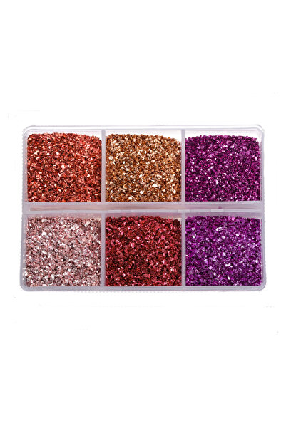 Choice23 النمط 11، 30 غرام/علبة، أحجار زجاجية مطحونة، حشو راتنج، حجر مكسور غي...