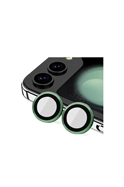 xirshop Samsung Galaxy Z Flip 5 Valdez Metal Camera Lens - Dark Green