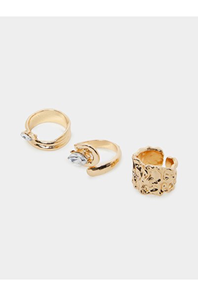 Styli Set of 3 - Textured Statement Rings