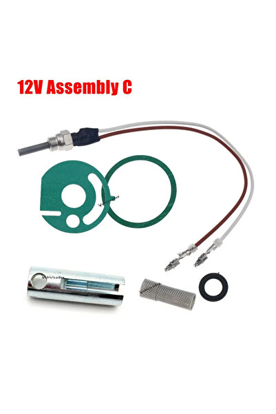 Choice6 مجموعة 12 فولت C، قطع غيار سخان 12 فولت/24 فولت، شمعة توهج، دبوس سيرا...