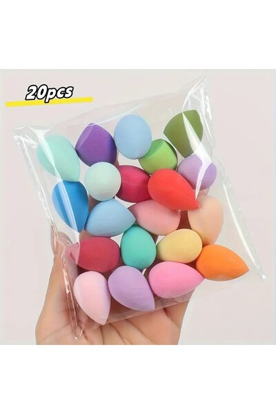 Choice مجموعة إسفنجات مكياج صغيرة عشوائية مكونة من 20 قطعة أو 10/15/20/50 قطع...