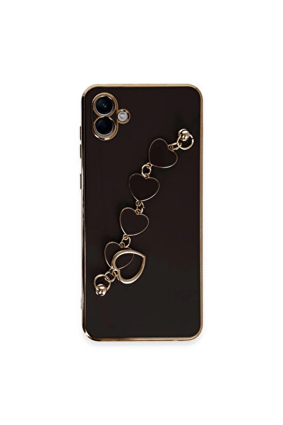 xirshop جراب سامسونج جالاكسي A04 من السيليكون - أسود