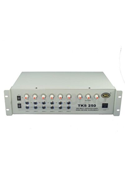 WESTSOUND West Sound TKS 250 TR 250 Watt 6 Kanal 100V Mikser Anfi (HAT TRAFOLU)