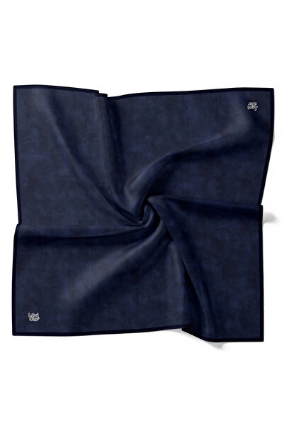 Levidor Crystal Scarf Cloud Pattern Navy Blue