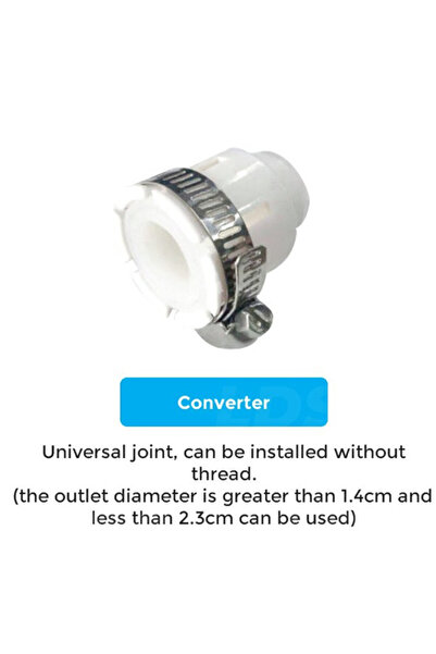 Choice5 محول عالمي جديد، مهوية صنبور عالمية مع عنصر ترشيح، صنبور دوار مقاوم ل...